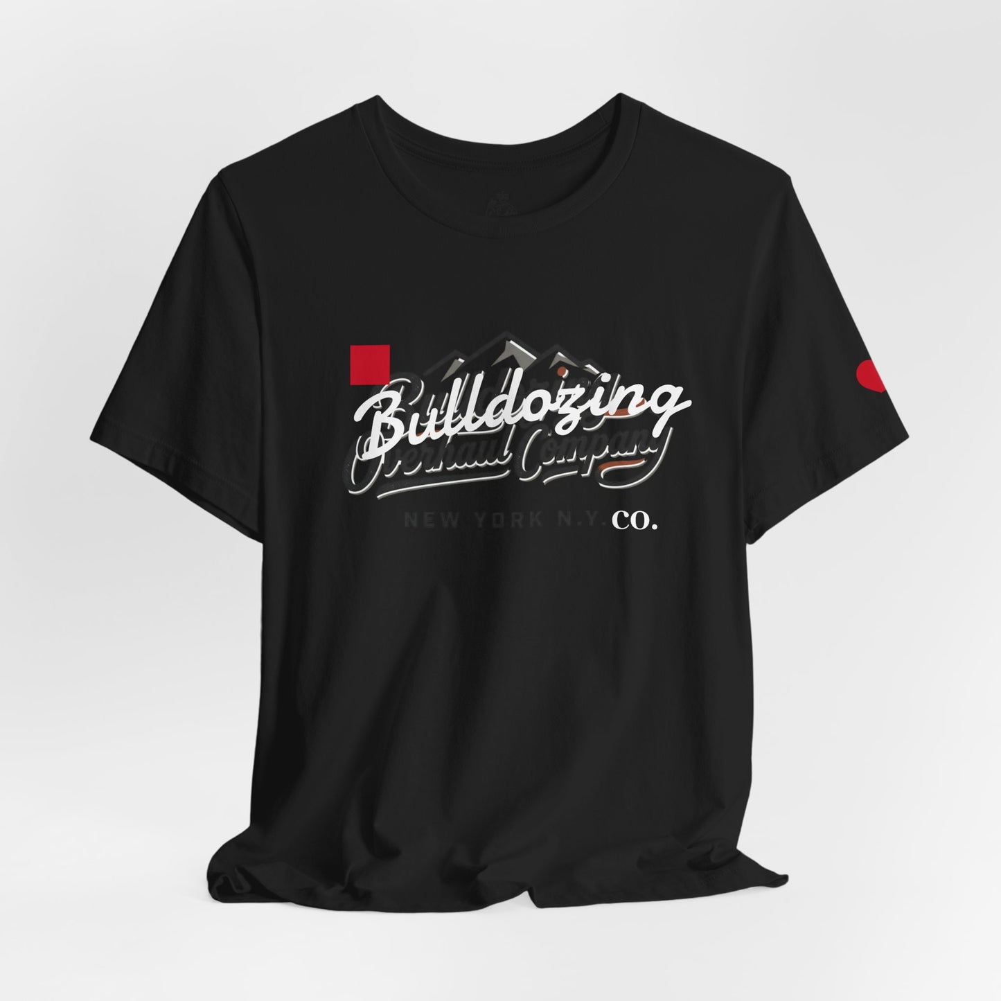 Bulldozing Overhaul Company Tee — Vintage Mountain Logo T-Shirt (New York)
