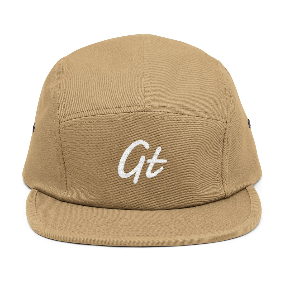 GT Script Embroidered 5-Panel Cap | USA Back Embroidery