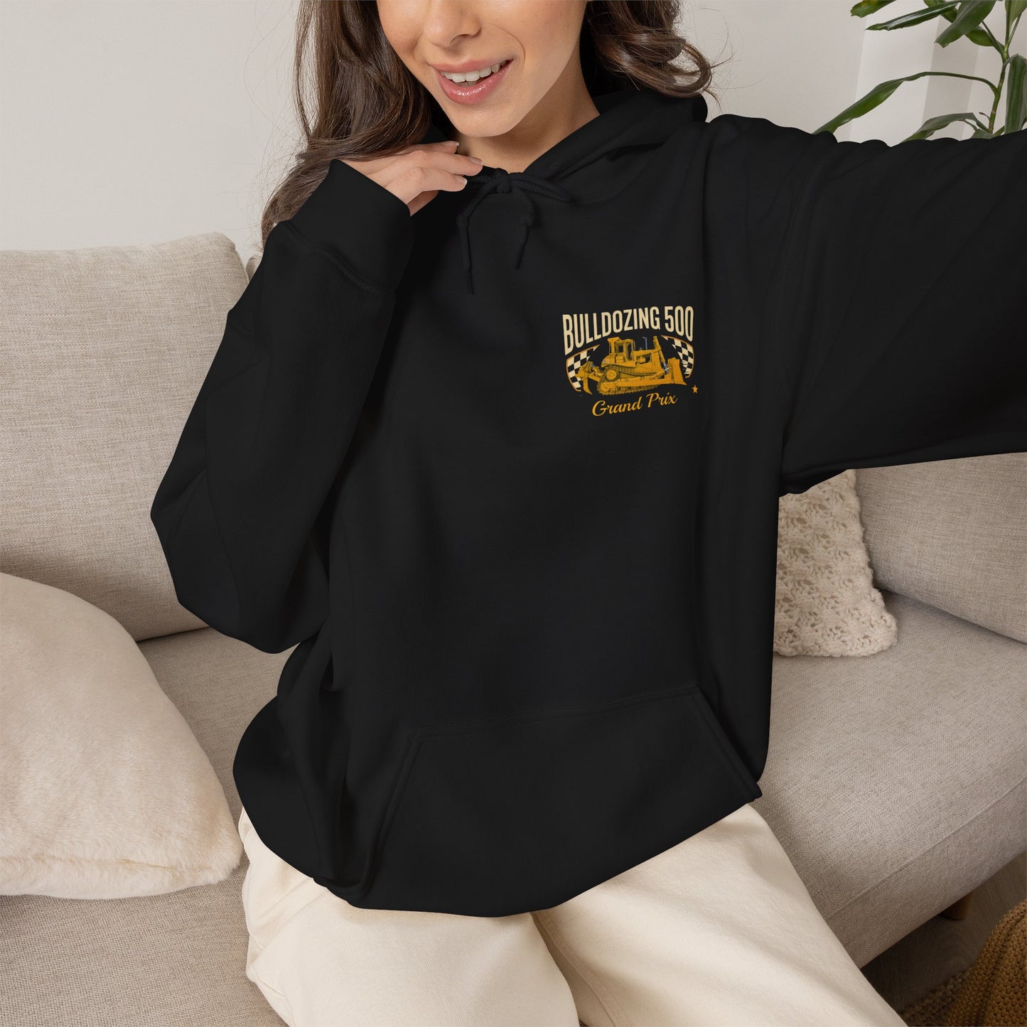 Bulldozing Grand Prix™ Hooded Sweatshirt