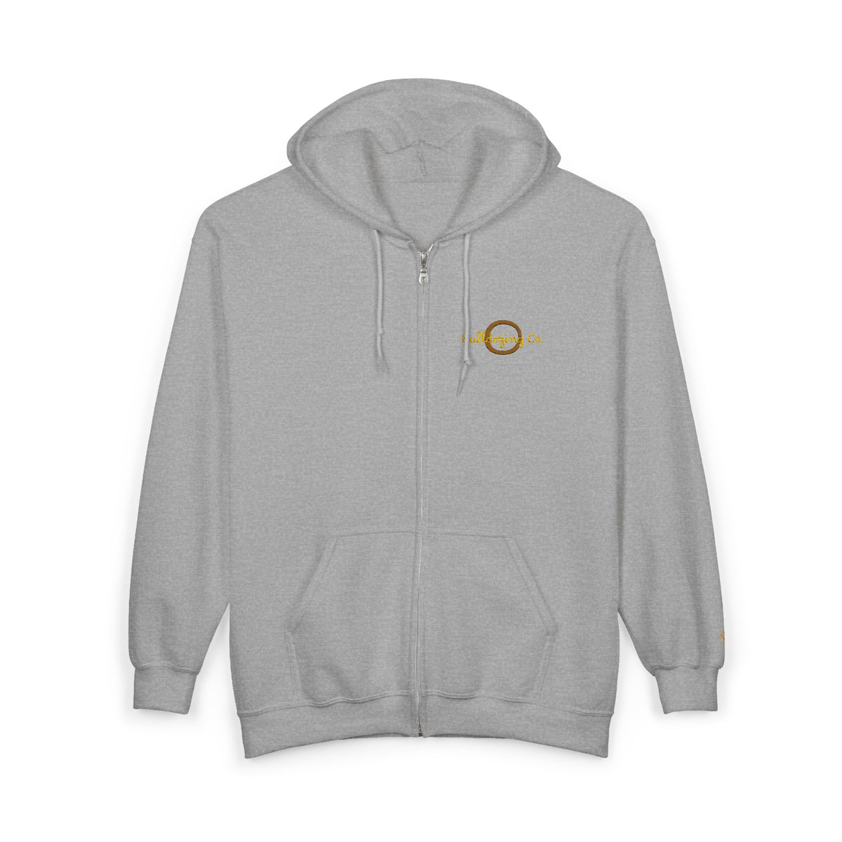 Bulldozing co. Logo Zip Hoodie | Full-Zip Sweatshirt