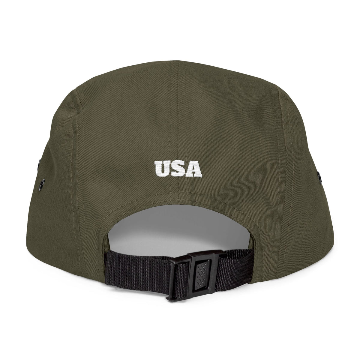GT Script Embroidered 5-Panel Cap | USA Back Embroidery