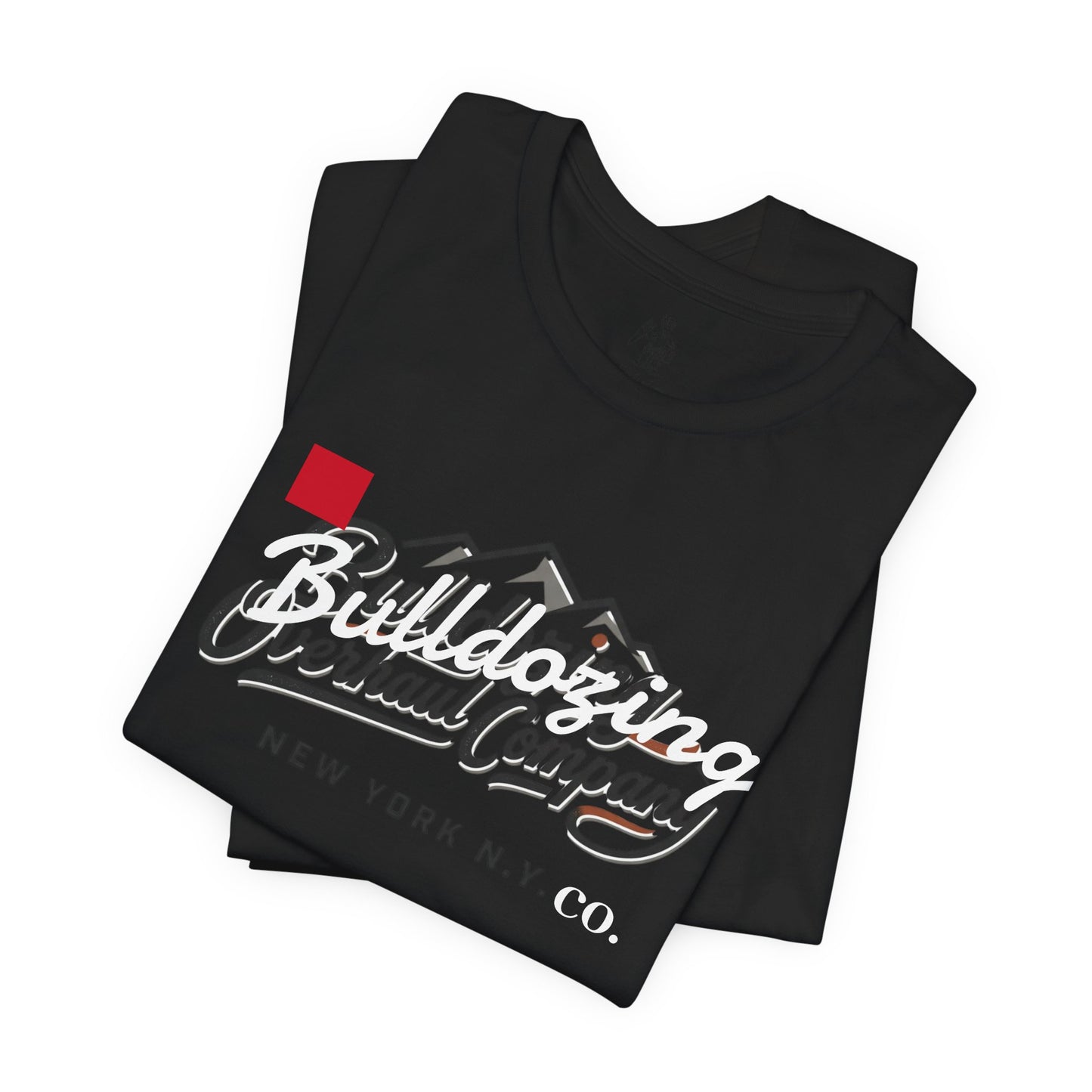 Bulldozing Overhaul Company Tee — Vintage Mountain Logo T-Shirt (New York)