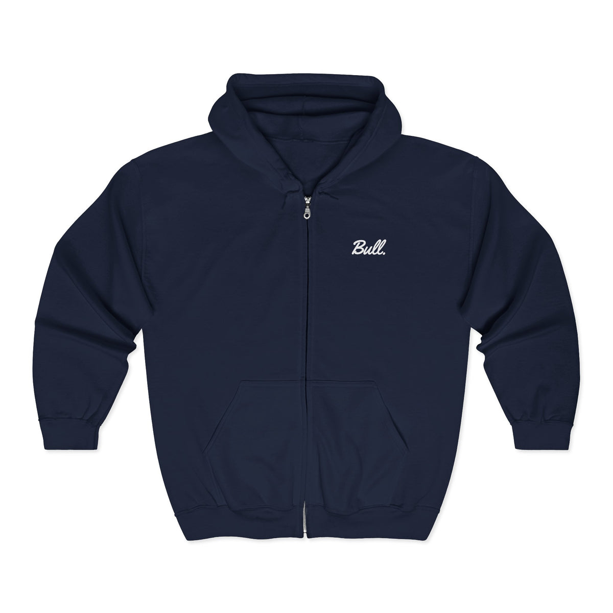 Bull Zip Hoodie | Full Zip Hooded Sweatshirt