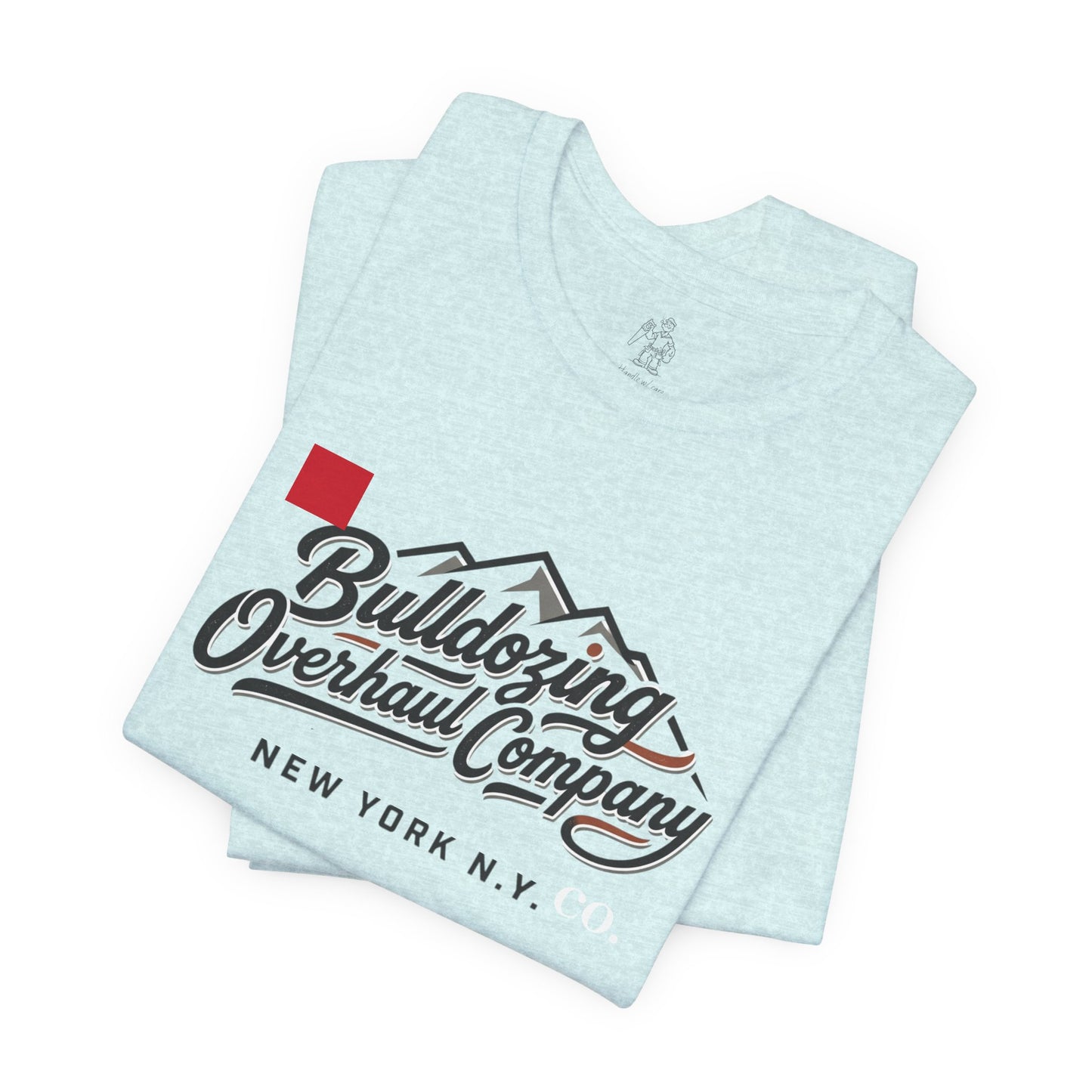 Bulldozing Overhaul Company Tee — Vintage Mountain Logo T-Shirt (New York)