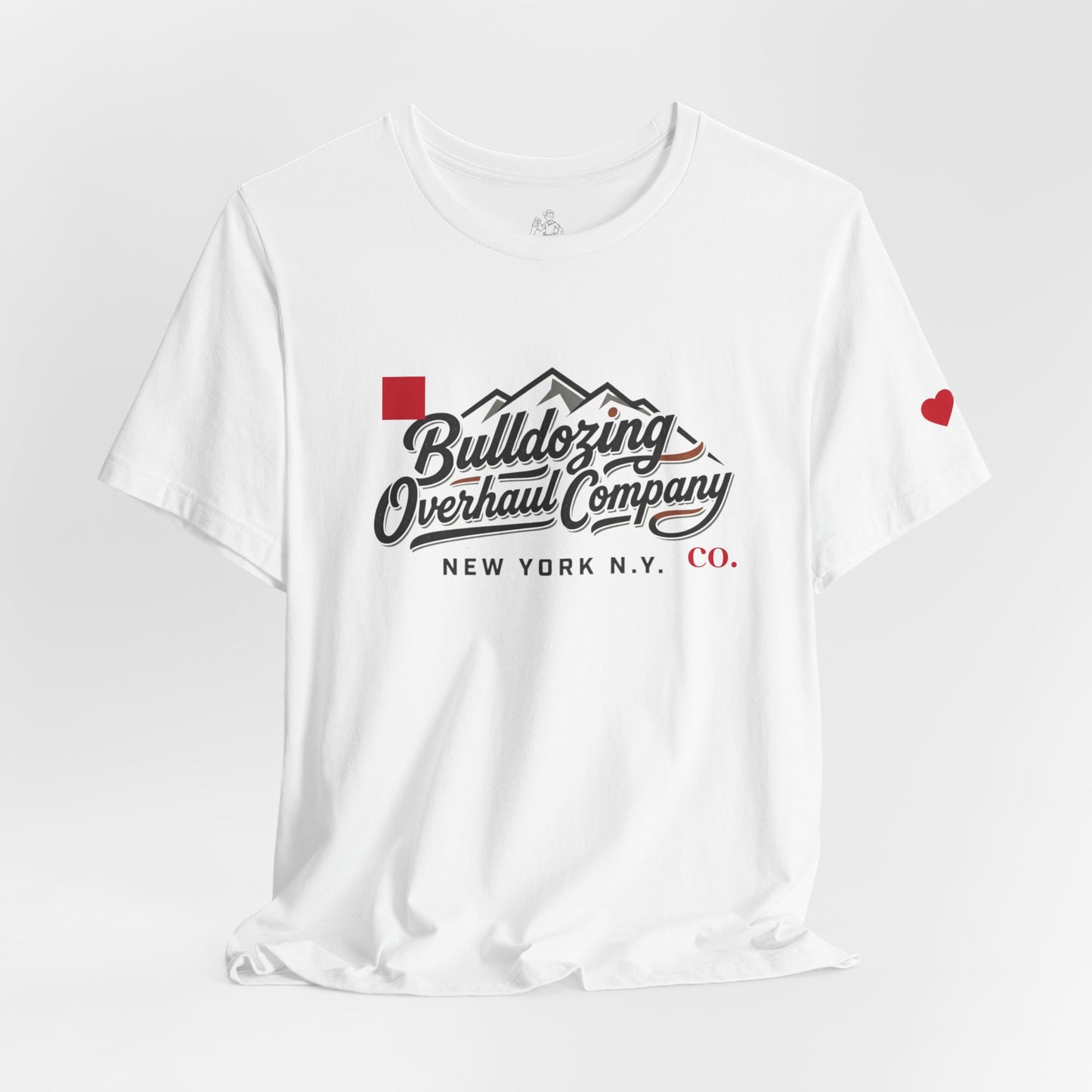Bulldozing Overhaul Company Tee — Vintage Mountain Logo T-Shirt (New York)