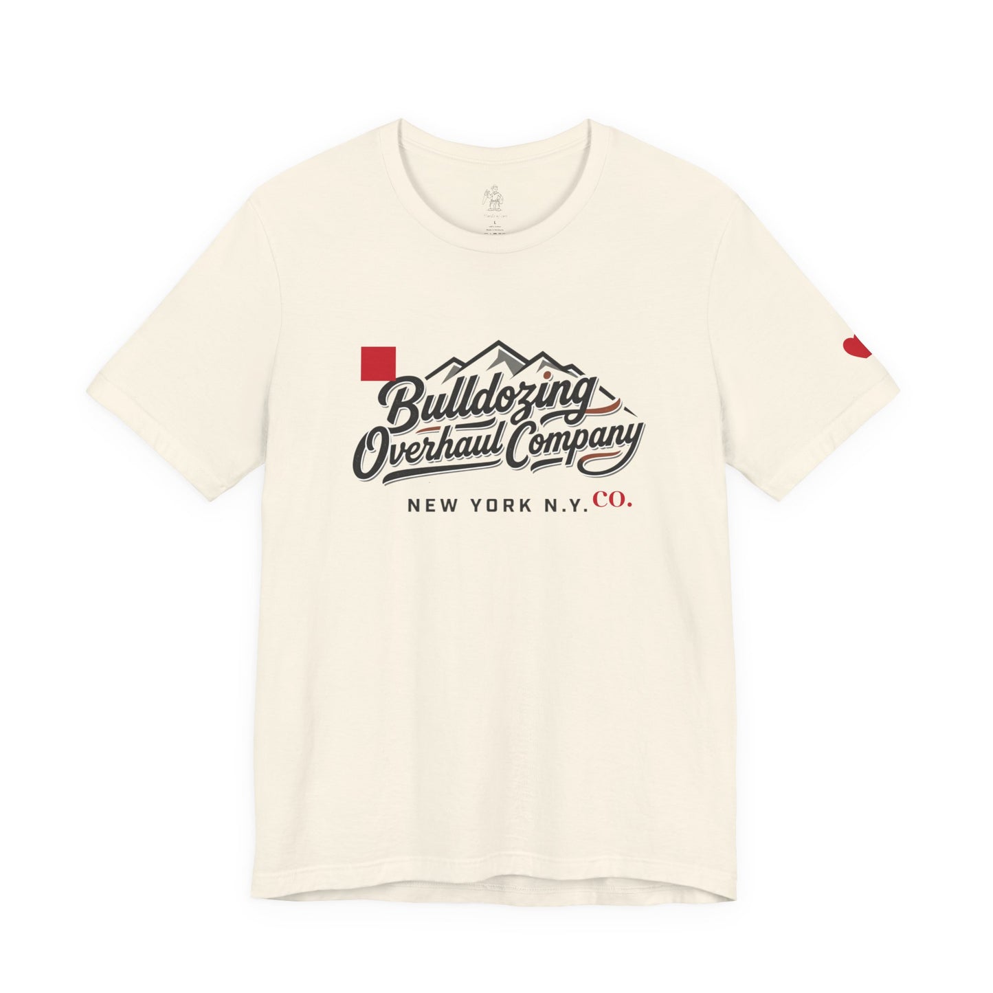 Bulldozing Overhaul Company Tee — Vintage Mountain Logo T-Shirt (New York)
