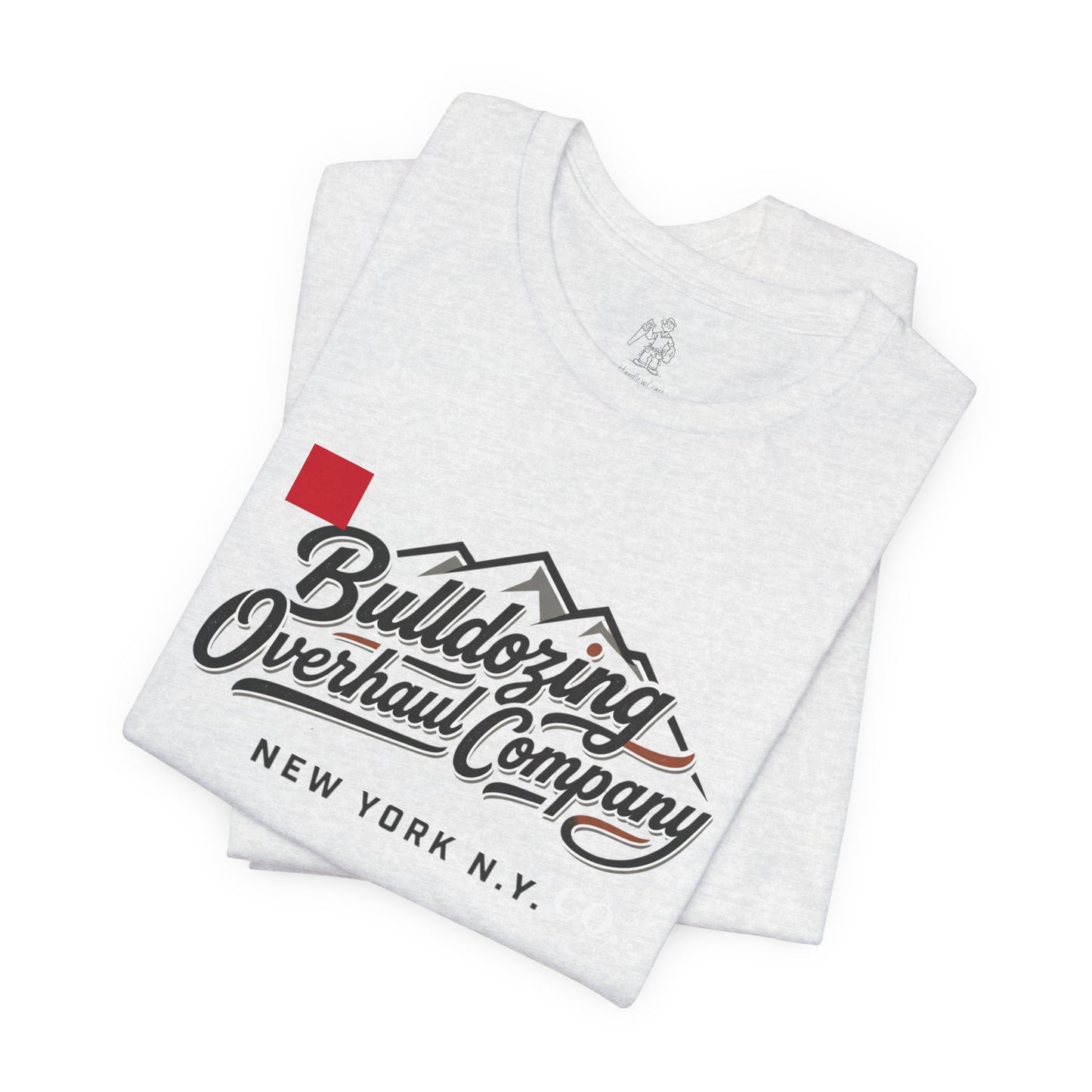 Bulldozing Overhaul Company Tee — Vintage Mountain Logo T-Shirt (New York)