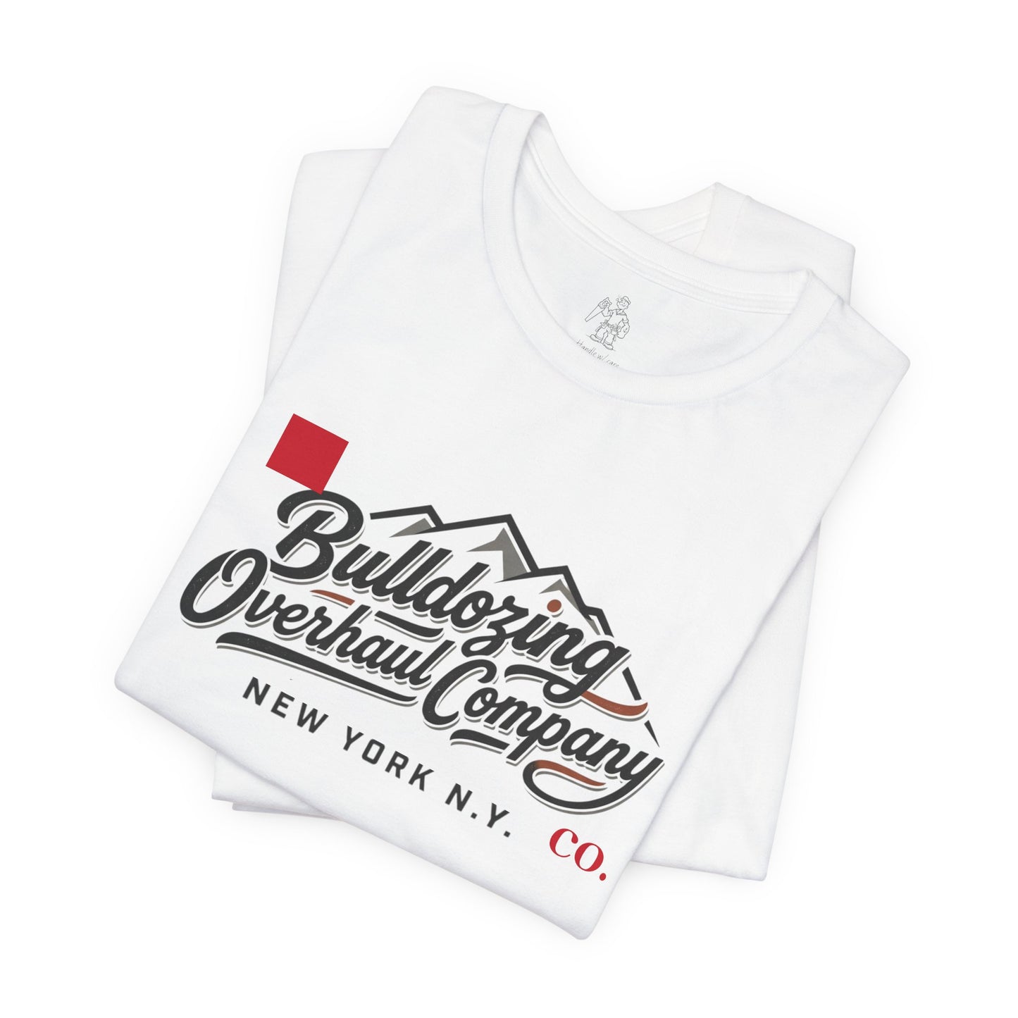 Bulldozing Overhaul Company Tee — Vintage Mountain Logo T-Shirt (New York)