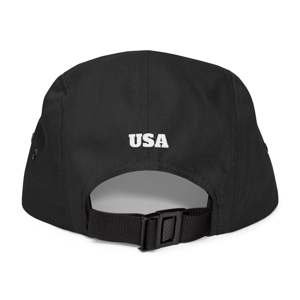 GT Script Embroidered 5-Panel Cap | USA Back Embroidery