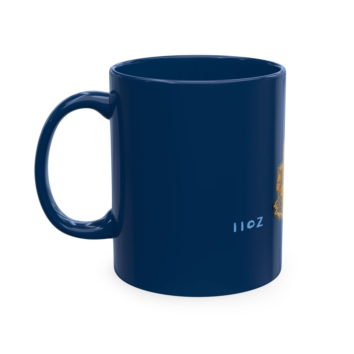 Bulldozer Illustration Mug | Construction Truck Ceramic Mug