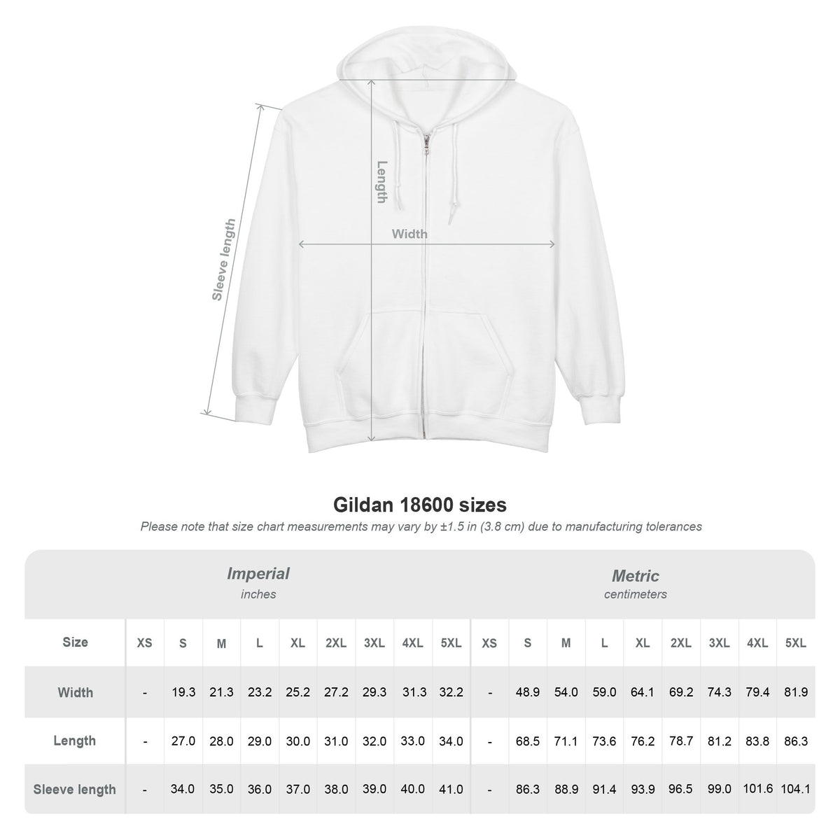 Bull Zip Hoodie | Full Zip Hooded Sweatshirt