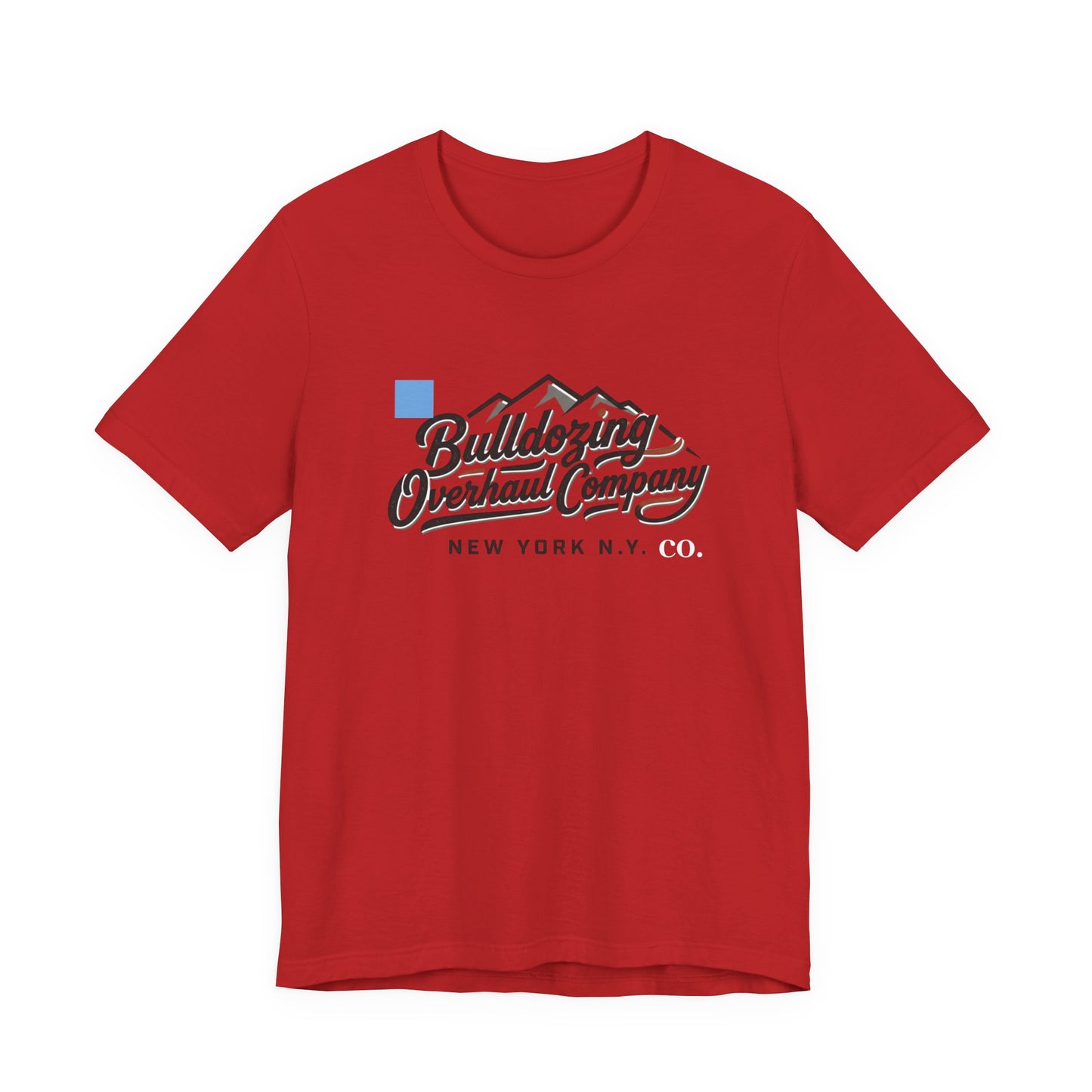 Bulldozing Overhaul Company Tee — Vintage Mountain Logo T-Shirt (New York)