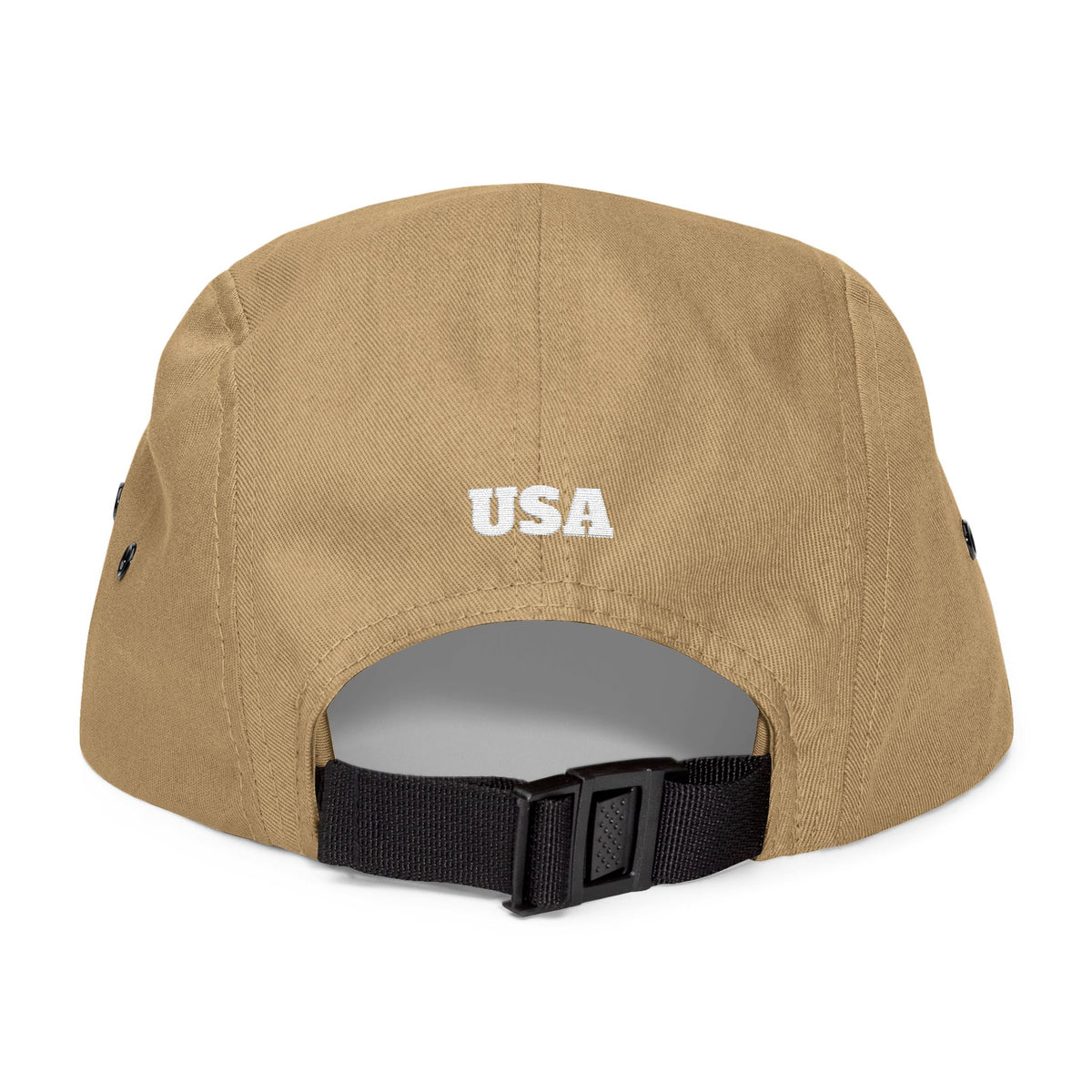 GT Script Embroidered 5-Panel Cap | USA Back Embroidery