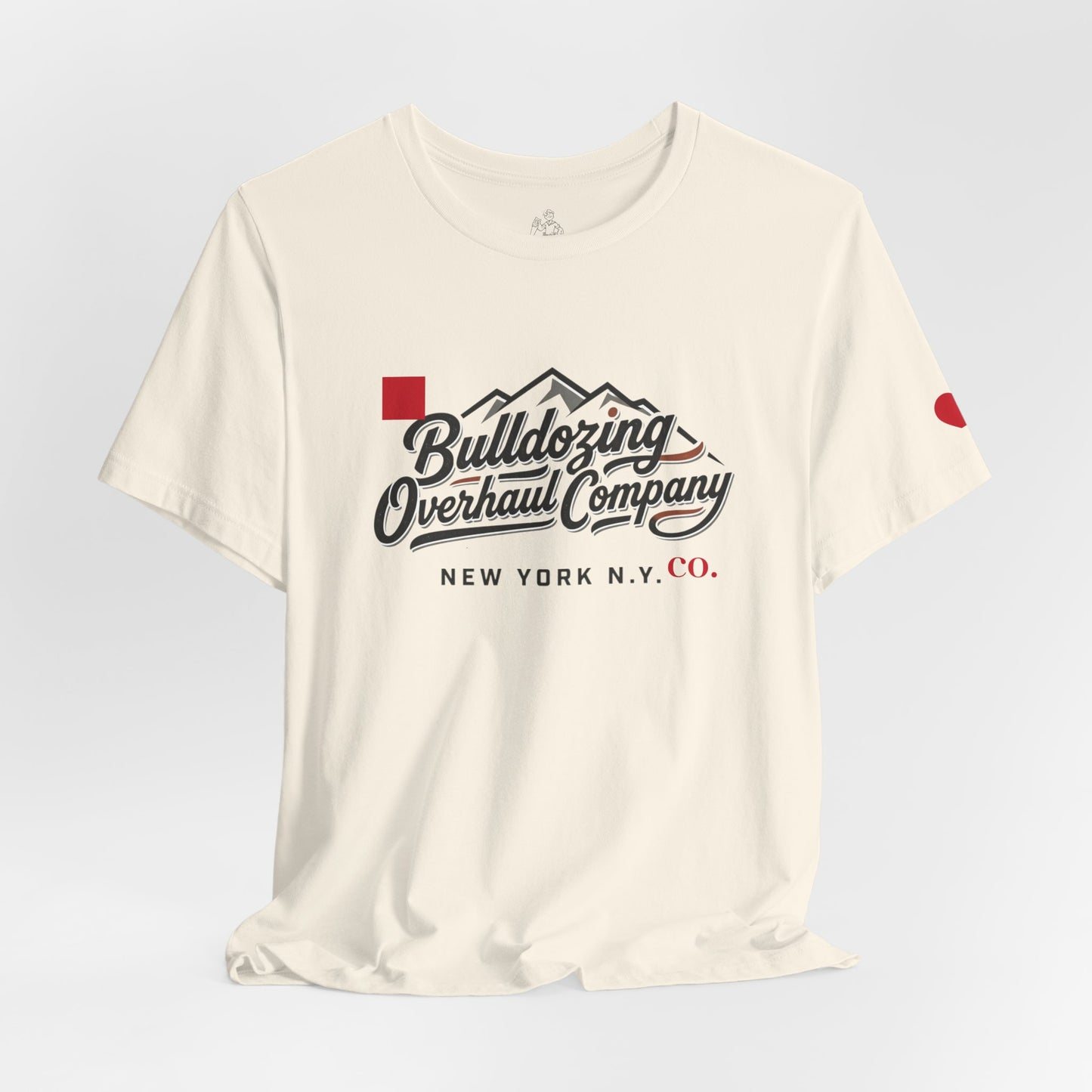 Bulldozing Overhaul Company Tee — Vintage Mountain Logo T-Shirt (New York)