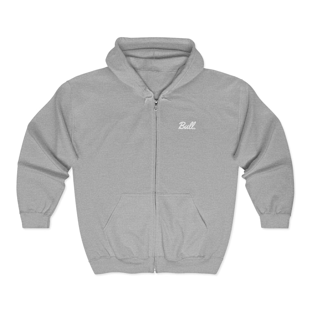 Bull Zip Hoodie | Full Zip Hooded Sweatshirt