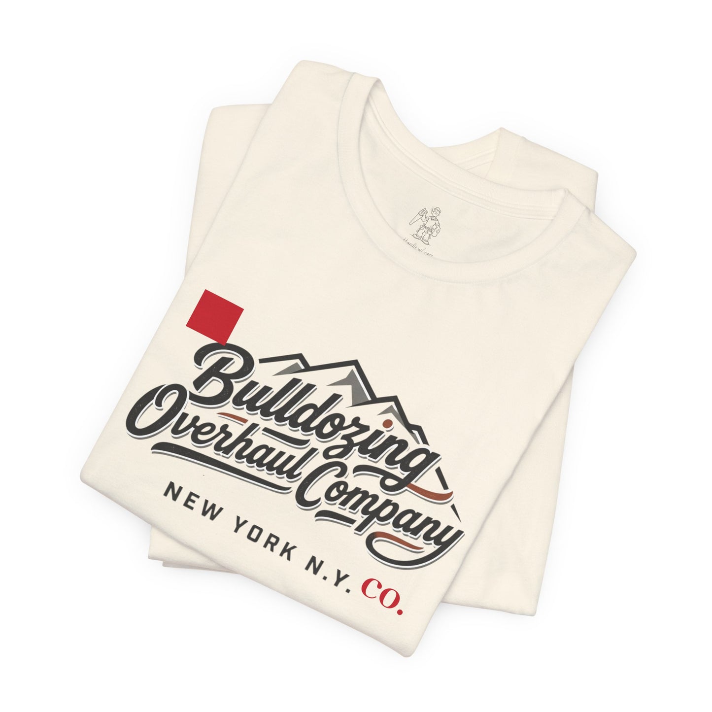 Bulldozing Overhaul Company Tee — Vintage Mountain Logo T-Shirt (New York)