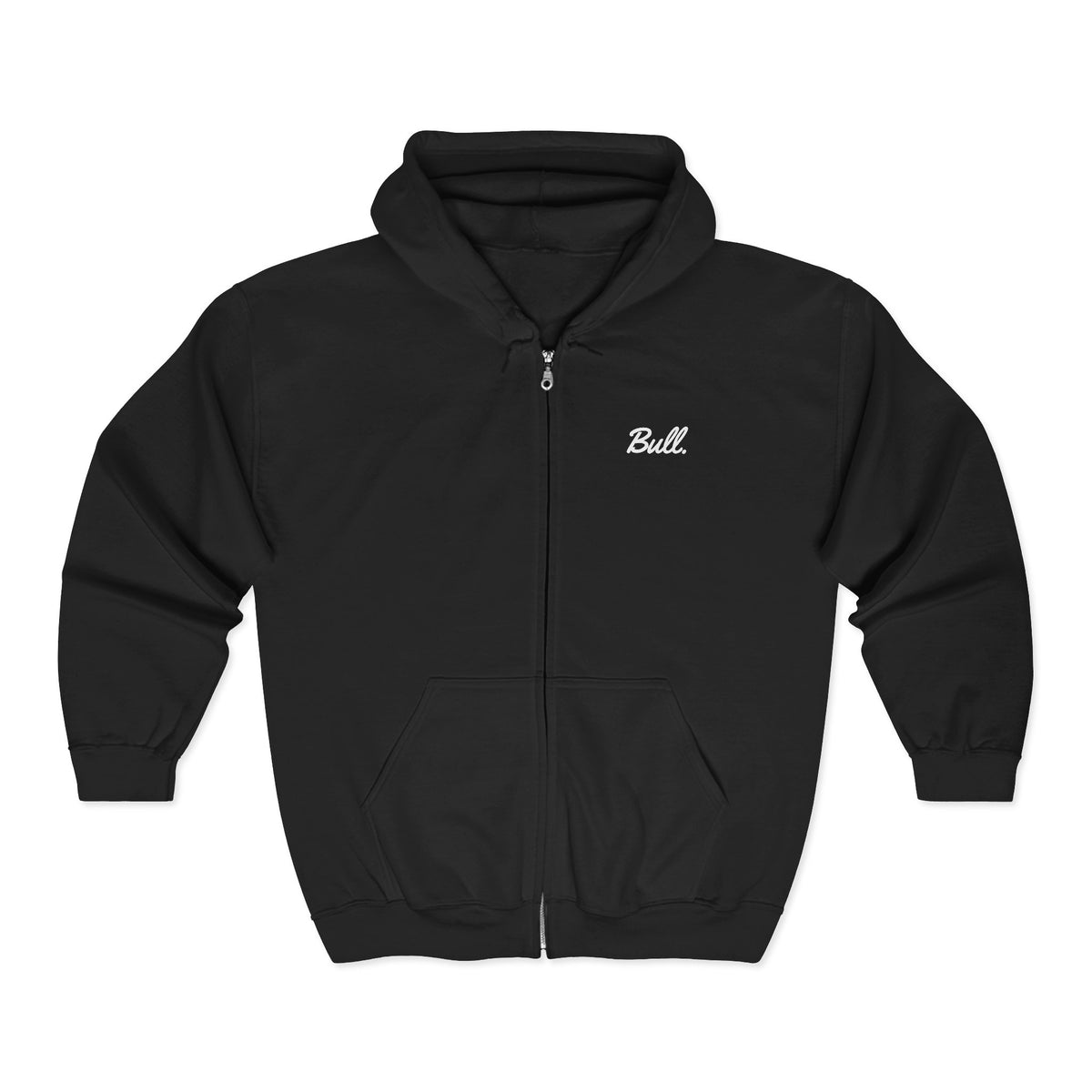 Bull Zip Hoodie | Full Zip Hooded Sweatshirt