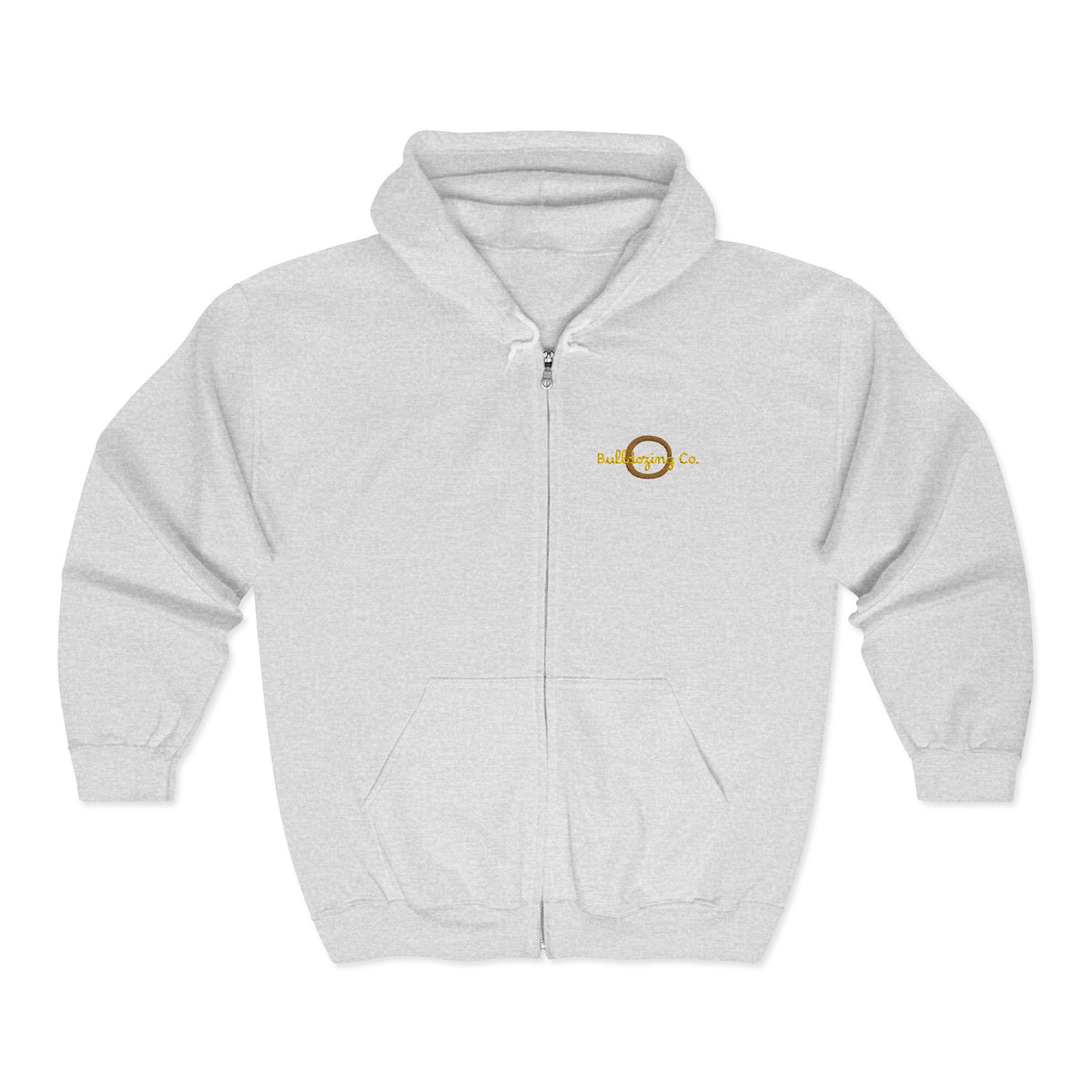 Bulldozing co. Logo Zip Hoodie | Full-Zip Sweatshirt