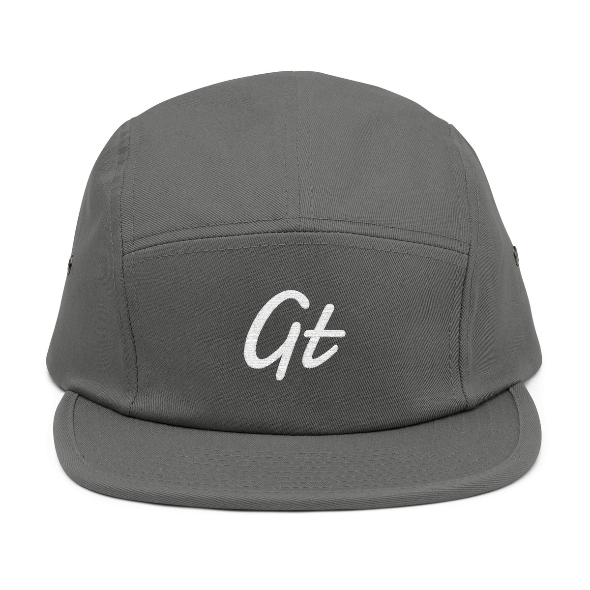 GT Script Embroidered 5-Panel Cap | USA Back Embroidery