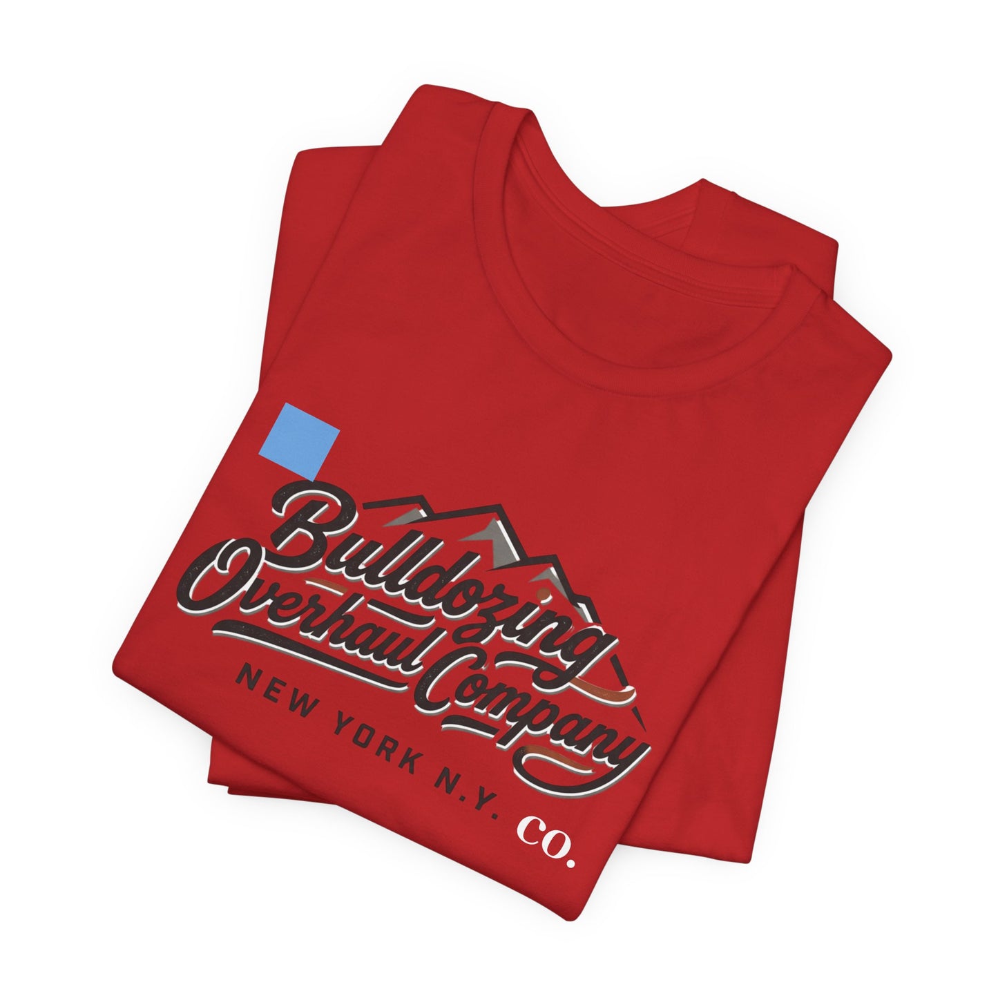 Bulldozing Overhaul Company Tee — Vintage Mountain Logo T-Shirt (New York)
