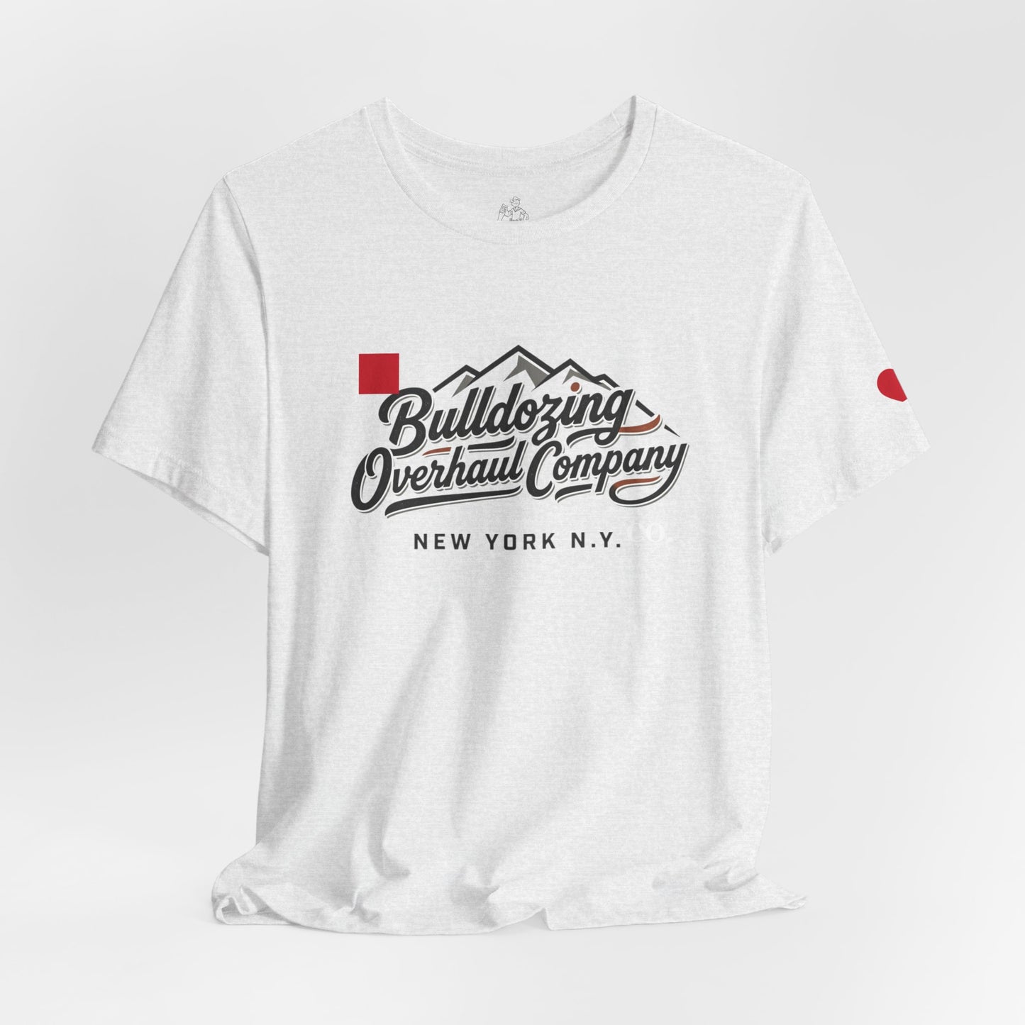 Bulldozing Overhaul Company Tee — Vintage Mountain Logo T-Shirt (New York)