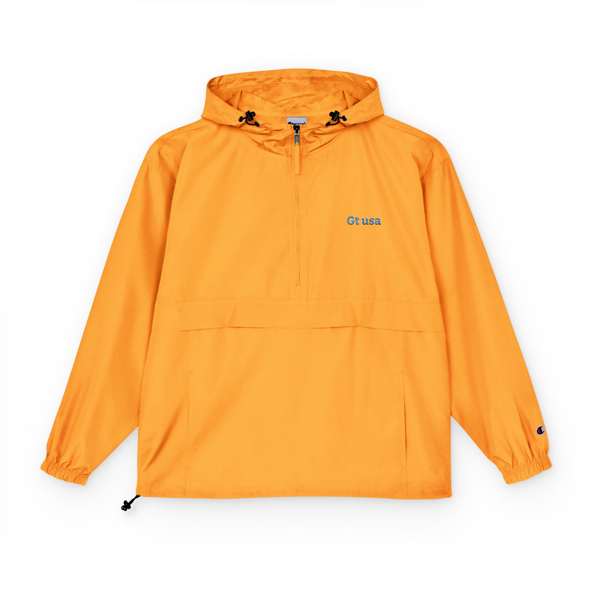 Champion Logo Anorak Jacket | Packable Hooded Windbreaker